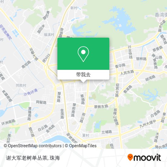 谢大军老树单丛茶地图