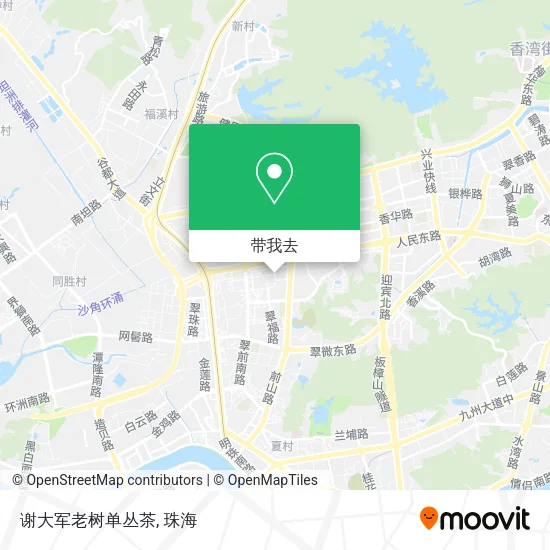 谢大军老树单丛茶地图