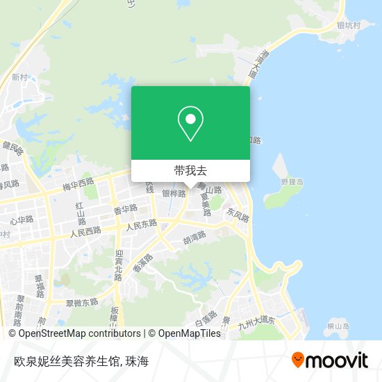 欧泉妮丝美容养生馆地图