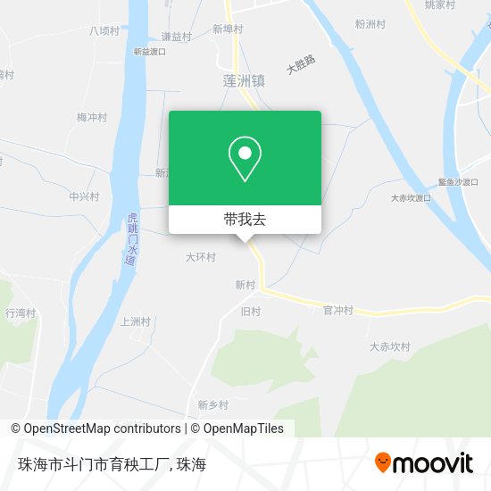 珠海市斗门市育秧工厂地图