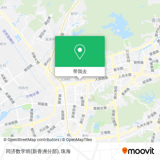 同济数学班(新香洲分部)地图
