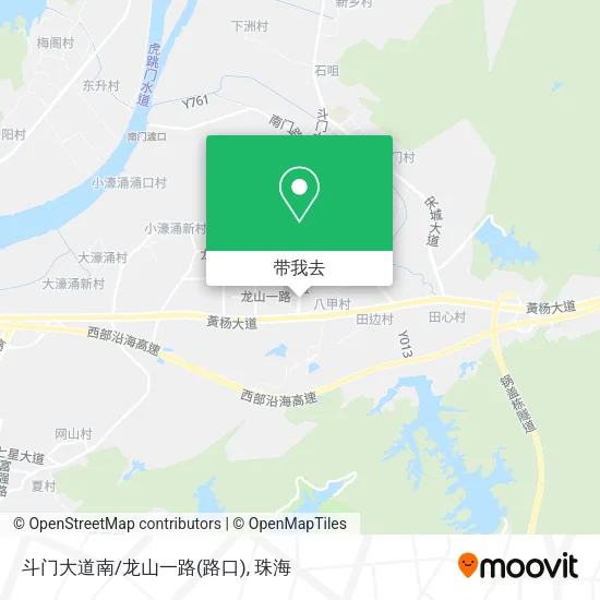 斗门大道南/龙山一路(路口)地图