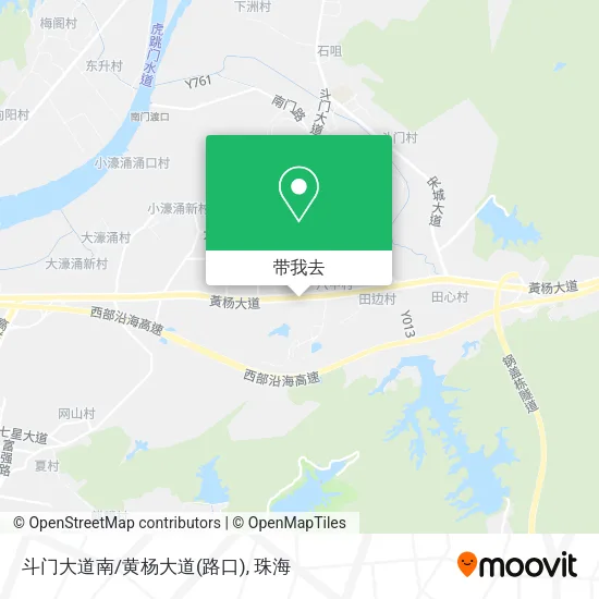 斗门大道南/黄杨大道(路口)地图