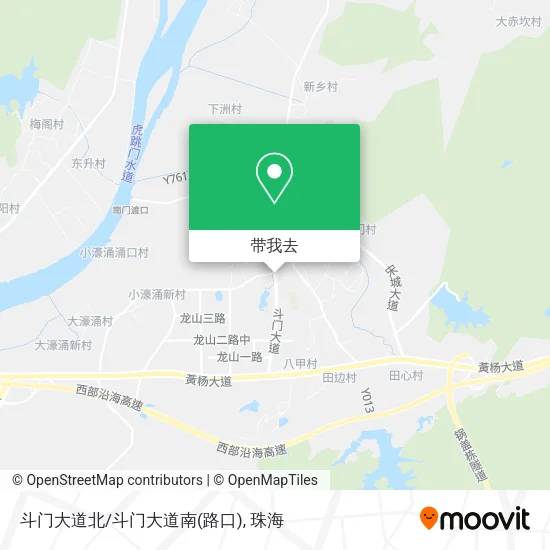 斗门大道北/斗门大道南(路口)地图