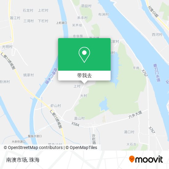 南澳市场地图