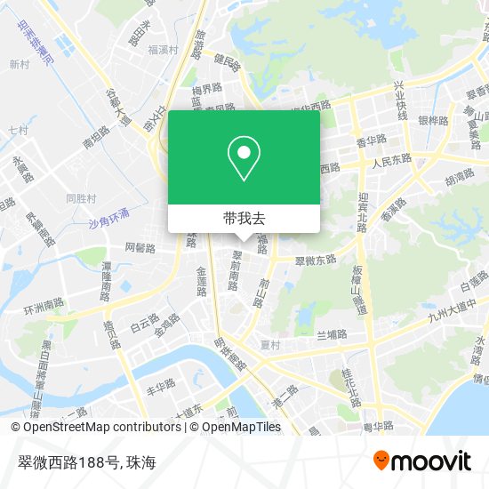 翠微西路188号地图