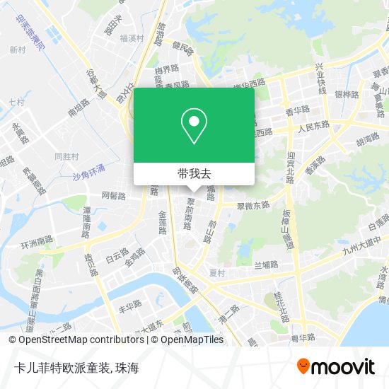 卡儿菲特欧派童装地图