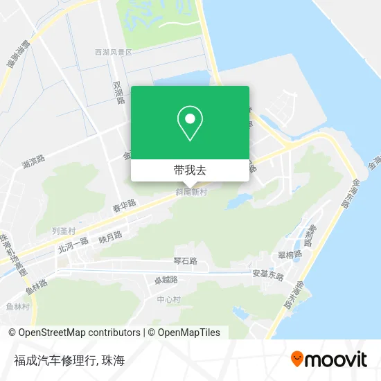福成汽车修理行地图
