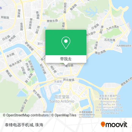 泰锋电器手机城地图