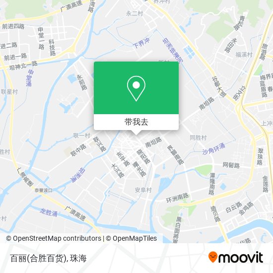 百丽(合胜百货)地图