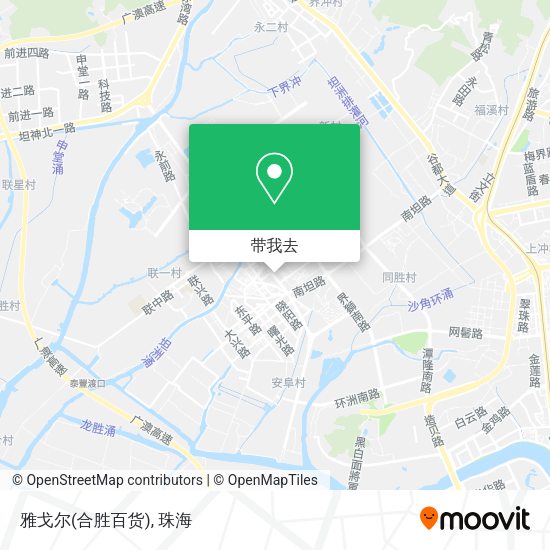 雅戈尔(合胜百货)地图