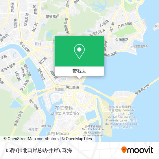 k5路(拱北口岸总站-井岸)地图