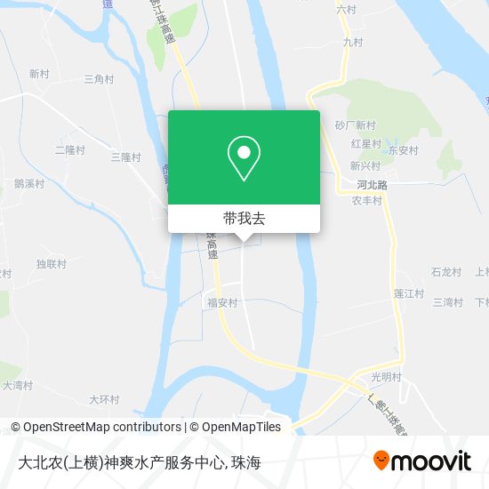 大北农(上横)神爽水产服务中心地图