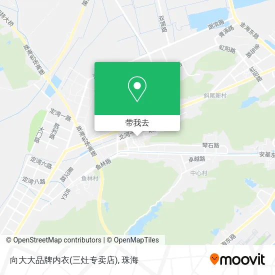 向大大品牌内衣(三灶专卖店)地图