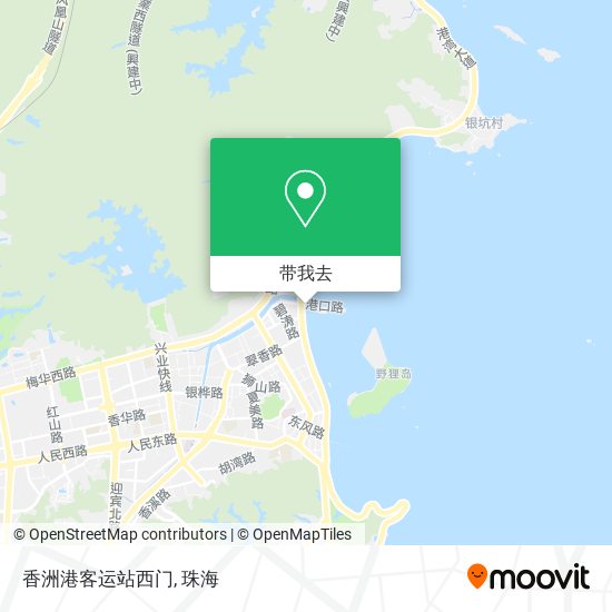 香洲港客运站西门地图