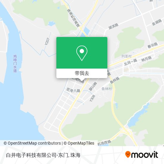 白井电子科技有限公司-东门地图