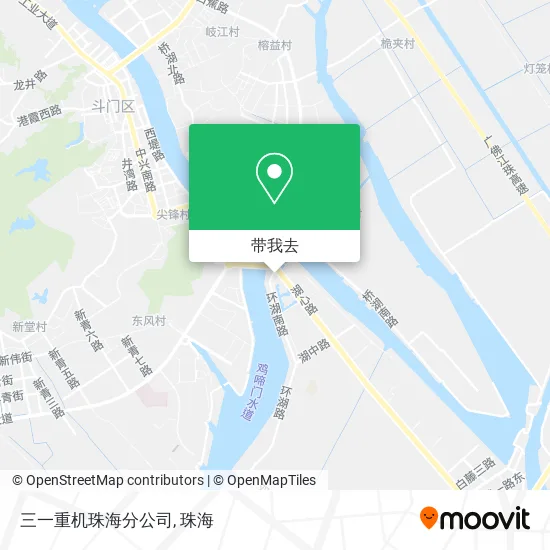 三一重机珠海分公司地图