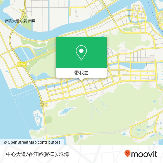 中心大道/香江路(路口)地图