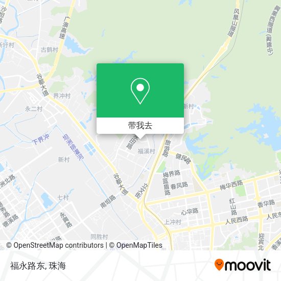 福永路东地图