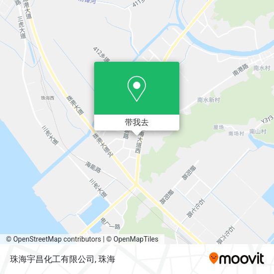 珠海宇昌化工有限公司地图