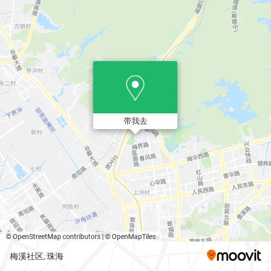 梅溪社区地图