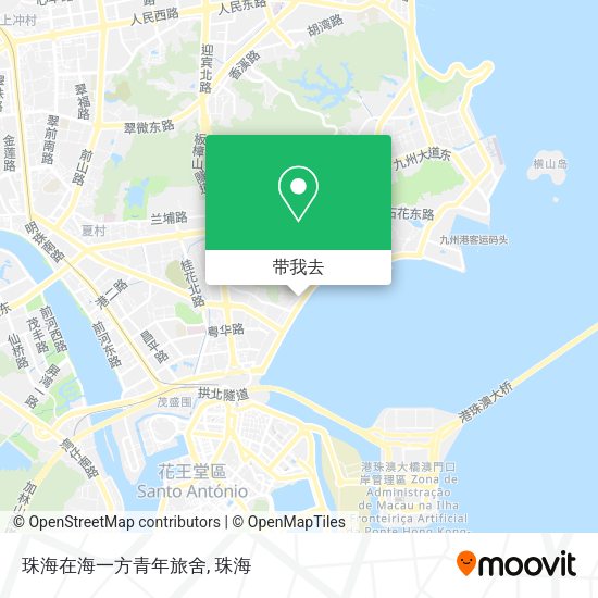 珠海在海一方青年旅舍地图