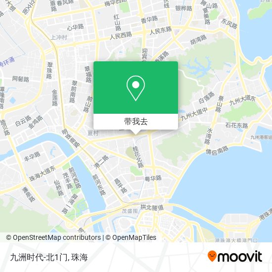 九洲时代-北1门地图
