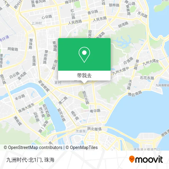 九洲时代-北1门地图