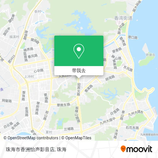珠海市香洲怡声影音店地图