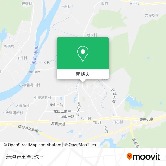 新鸿声五金地图