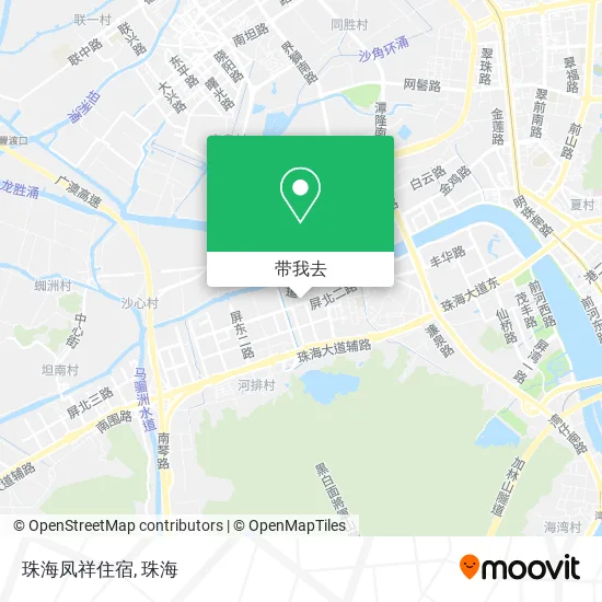 珠海凤祥住宿地图