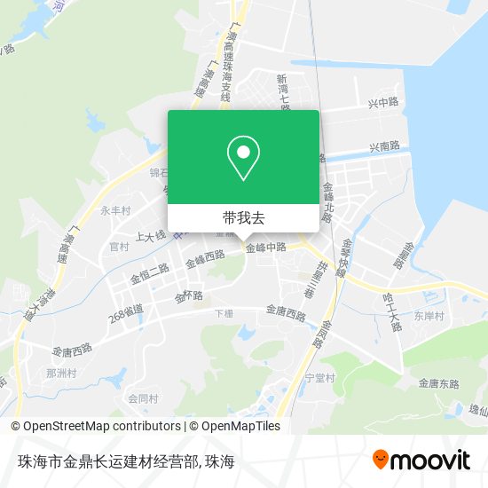 珠海市金鼎长运建材经营部地图