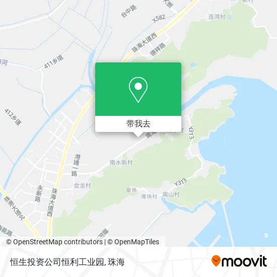 恒生投资公司恒利工业园地图
