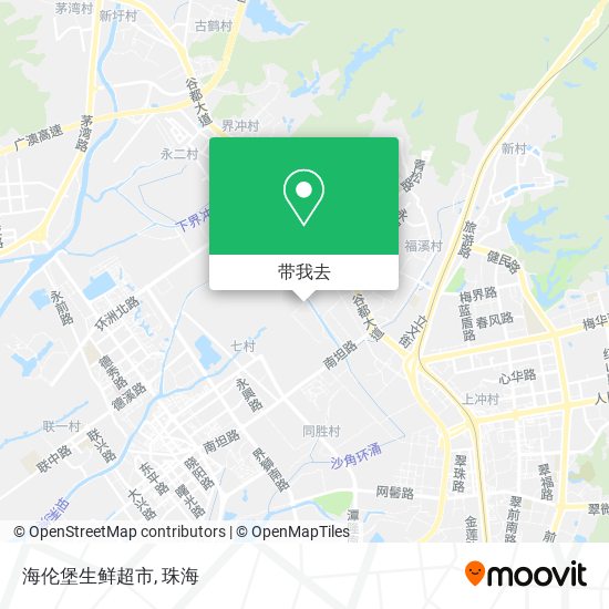 海伦堡生鲜超市地图