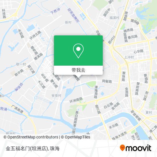 金五福名门(坦洲店)地图