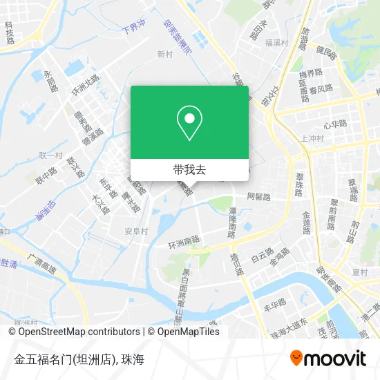 金五福名门(坦洲店)地图