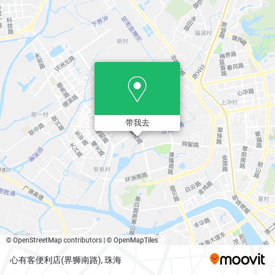 心有客便利店(界狮南路)地图