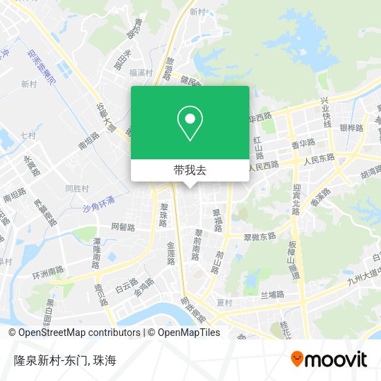 隆泉新村-东门地图