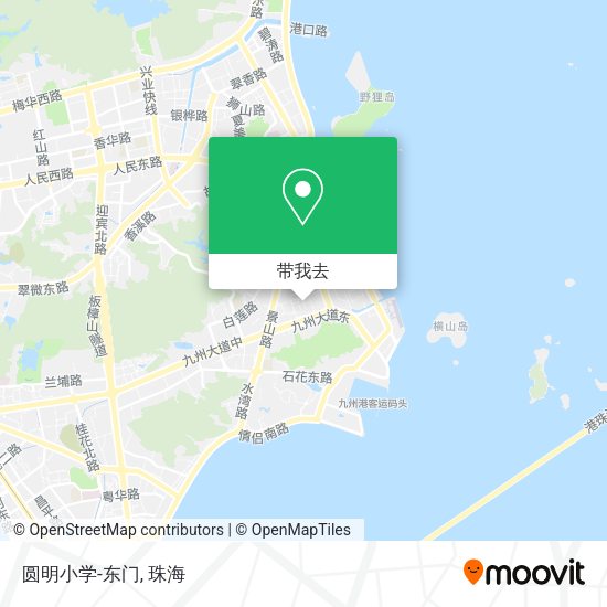 圆明小学-东门地图