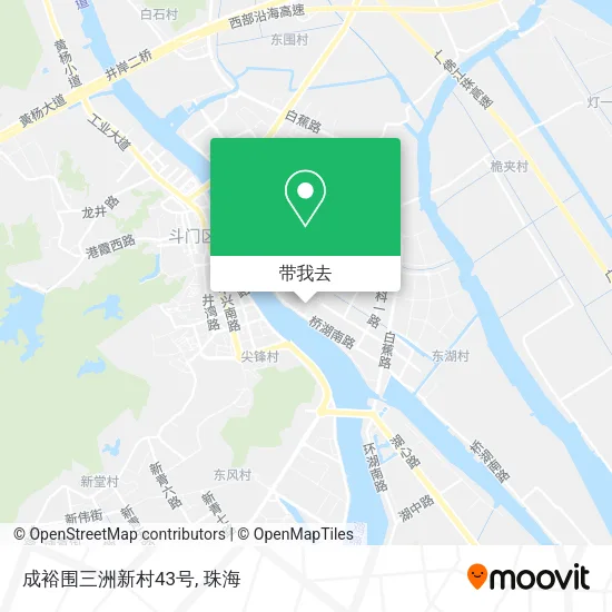 成裕围三洲新村43号地图