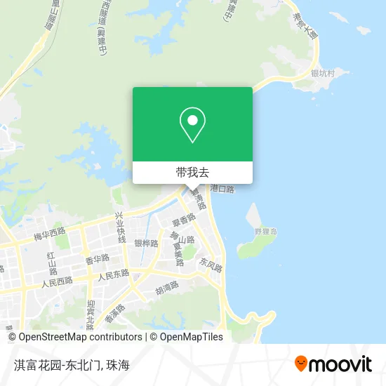 淇富花园-东北门地图