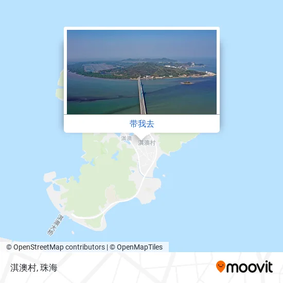 淇澳村地图