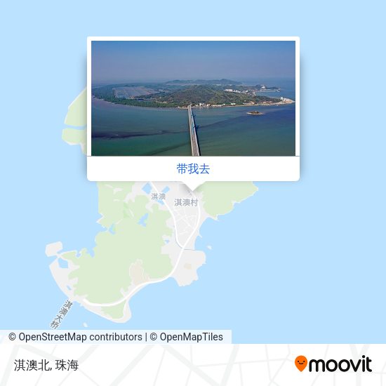 淇澳北地图