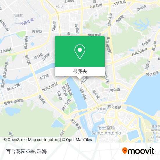 百合花园-5栋地图