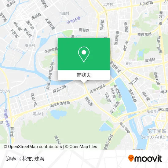 迎春马花市地图