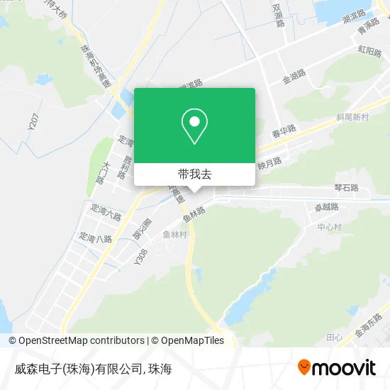 威森电子(珠海)有限公司地图