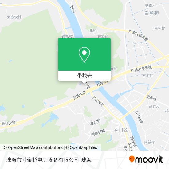 珠海市寸金桥电力设备有限公司地图