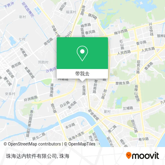 珠海达内软件有限公司地图