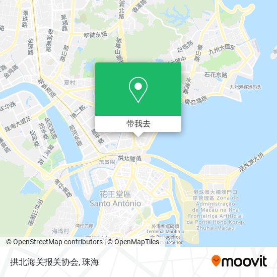 拱北海关报关协会地图