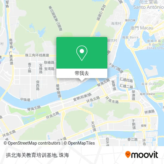 拱北海关教育培训基地地图